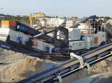 【東蒙案例】海南顎、錐、篩移動站破碎生產(chǎn)線火熱投產(chǎn)！