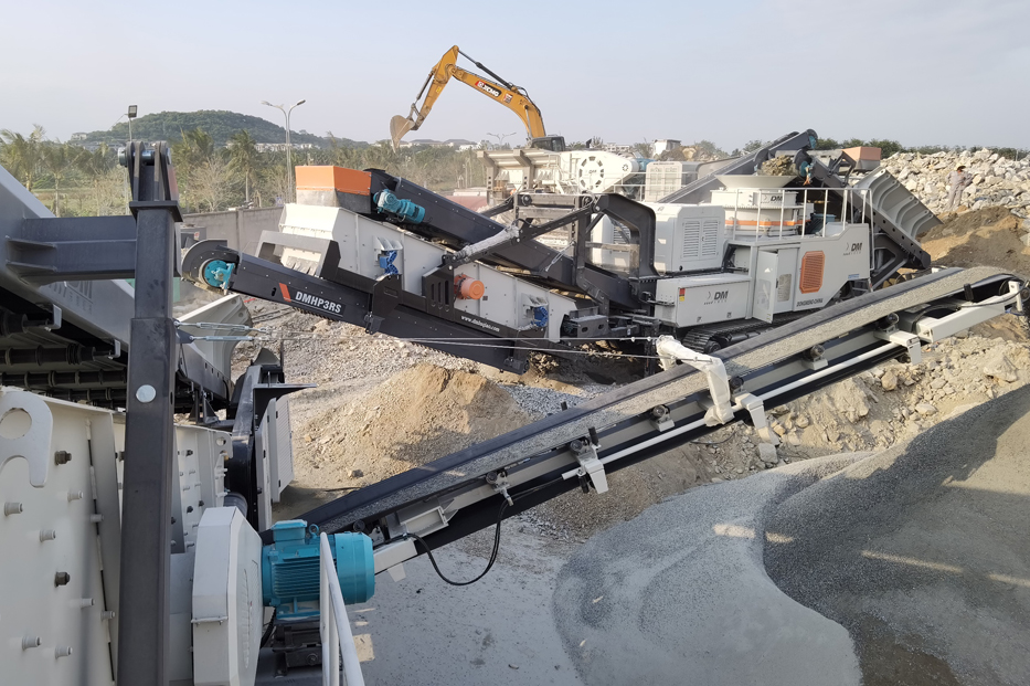 【東蒙案例】海南顎、錐、篩移動(dòng)站破碎生產(chǎn)線(xiàn)火熱投產(chǎn)！